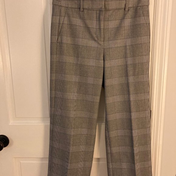 High-rise Peyton wide-leg pant in glen plaid size 4 - Picture 4 of 6